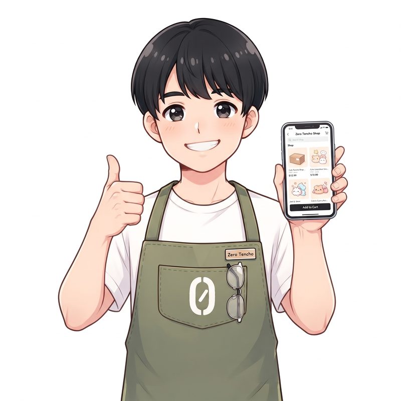 はじめての副収入によろこぶゼロ店長